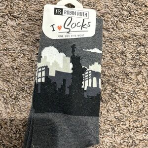 Robin Ruth Black and Gray Casual Socks